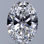 GIA 1.00 Carat Oval Natural Diamond