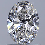 GIA 1.00 Carat Oval Natural Diamond