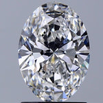 GIA 1.30 Carat Oval Natural Diamond