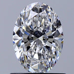 GIA 0.81 Carat Oval Natural Diamond