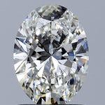 GIA 0.90 Carat Oval Natural Diamond