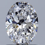 GIA 0.90 Carat Oval Natural Diamond