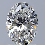 GIA 1.00 Carat Oval Natural Diamond
