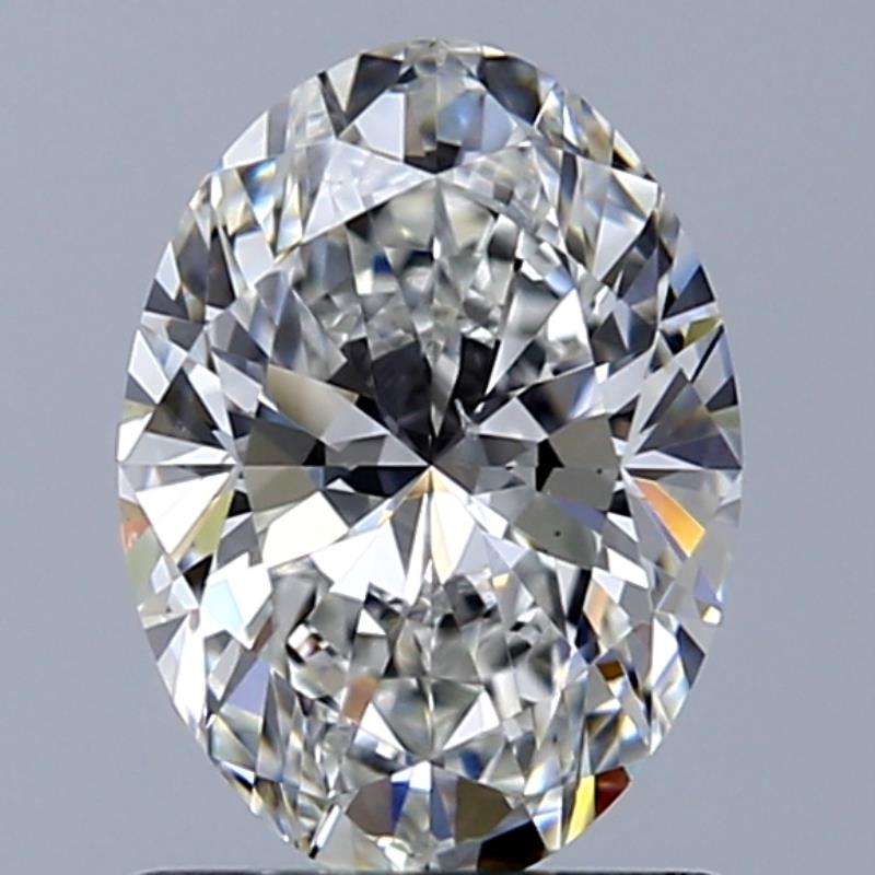 GIA 1.00 Carat Oval Natural Diamond