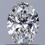 GIA 0.80 Carat Oval Natural Diamond