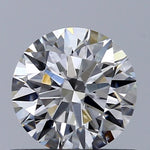 GIA 0.50 Carat Round Brilliant Natural Diamond