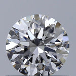 GIA 0.50 Carat Round Brilliant Natural Diamond