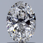 GIA 0.90 Carat Oval Natural Diamond