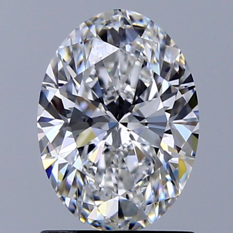 GIA 1.30 Carat Oval Natural Diamond