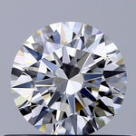 GIA 0.50 Carat Round Brilliant Natural Diamond