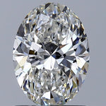GIA 1.00 Carat Oval Natural Diamond