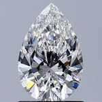 GIA 1.00 Carat Pear Natural Diamond