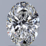 GIA 1.00 Carat Oval Natural Diamond