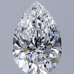 GIA 1.00 Carat Pear Natural Diamond