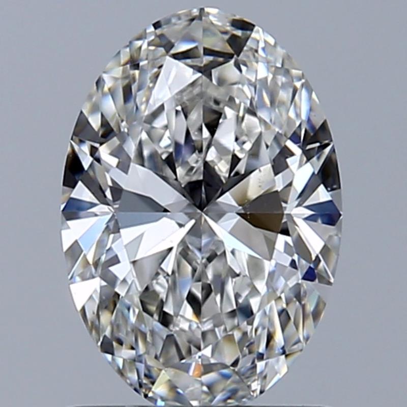 GIA 1.00 Carat Oval Natural Diamond