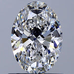 GIA 0.80 Carat Oval Natural Diamond