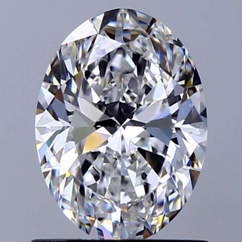 GIA 1.00 Carat Oval Natural Diamond