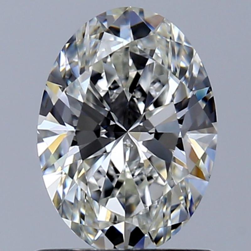 GIA 1.00 Carat Oval Natural Diamond