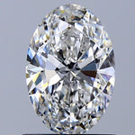 GIA 0.93 Carat Oval Natural Diamond