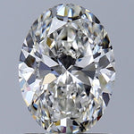 GIA 1.00 Carat Oval Natural Diamond