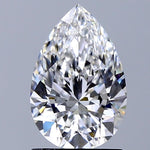 GIA 1.30 Carat Pear Natural Diamond