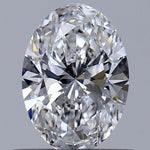 GIA 0.50 Carat Oval Natural Diamond