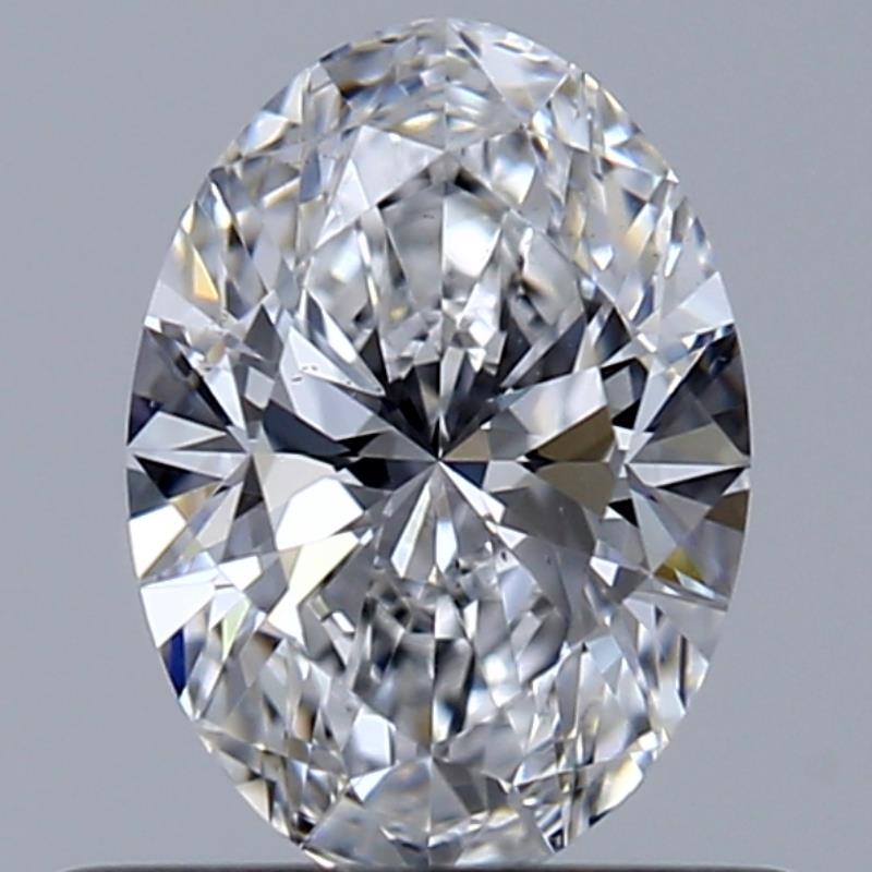 GIA 0.50 Carat Oval Natural Diamond