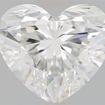 IGI 1.58 Carat Heart Lab Grown Diamond