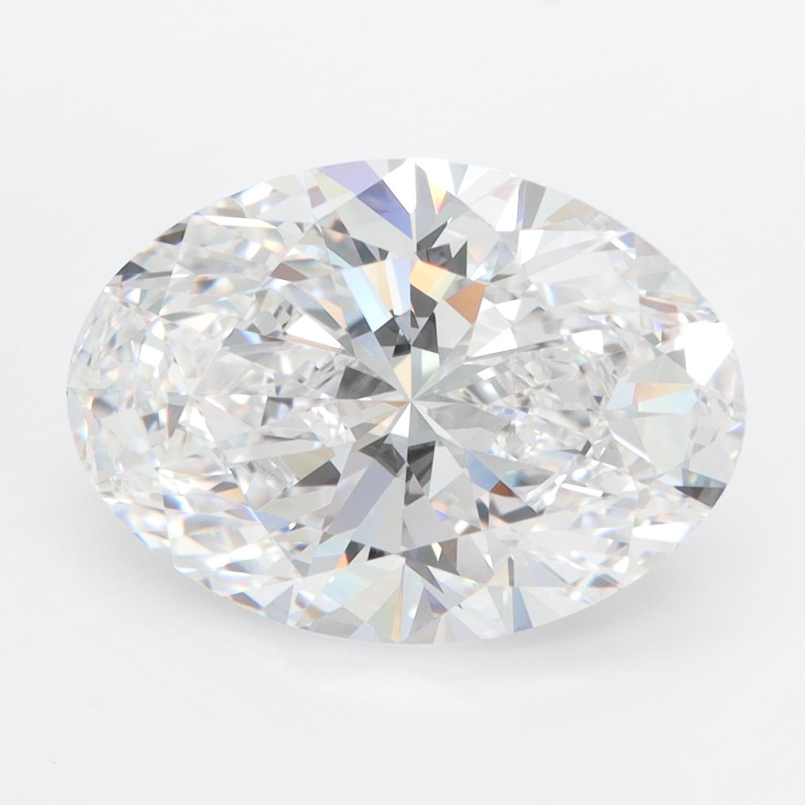 GIA 5.09 Carat Oval Lab Grown Diamond 人工培育鑽石 實驗室人造鑽石