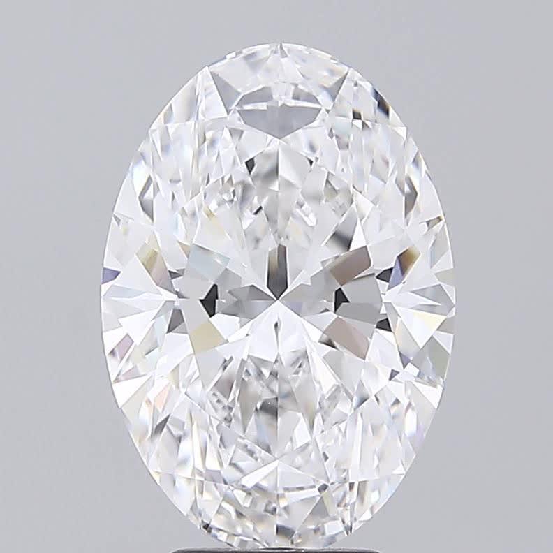 GIA 5.00 Carat Oval Lab Grown Diamond 人工培育鑽石 實驗室人造鑽石