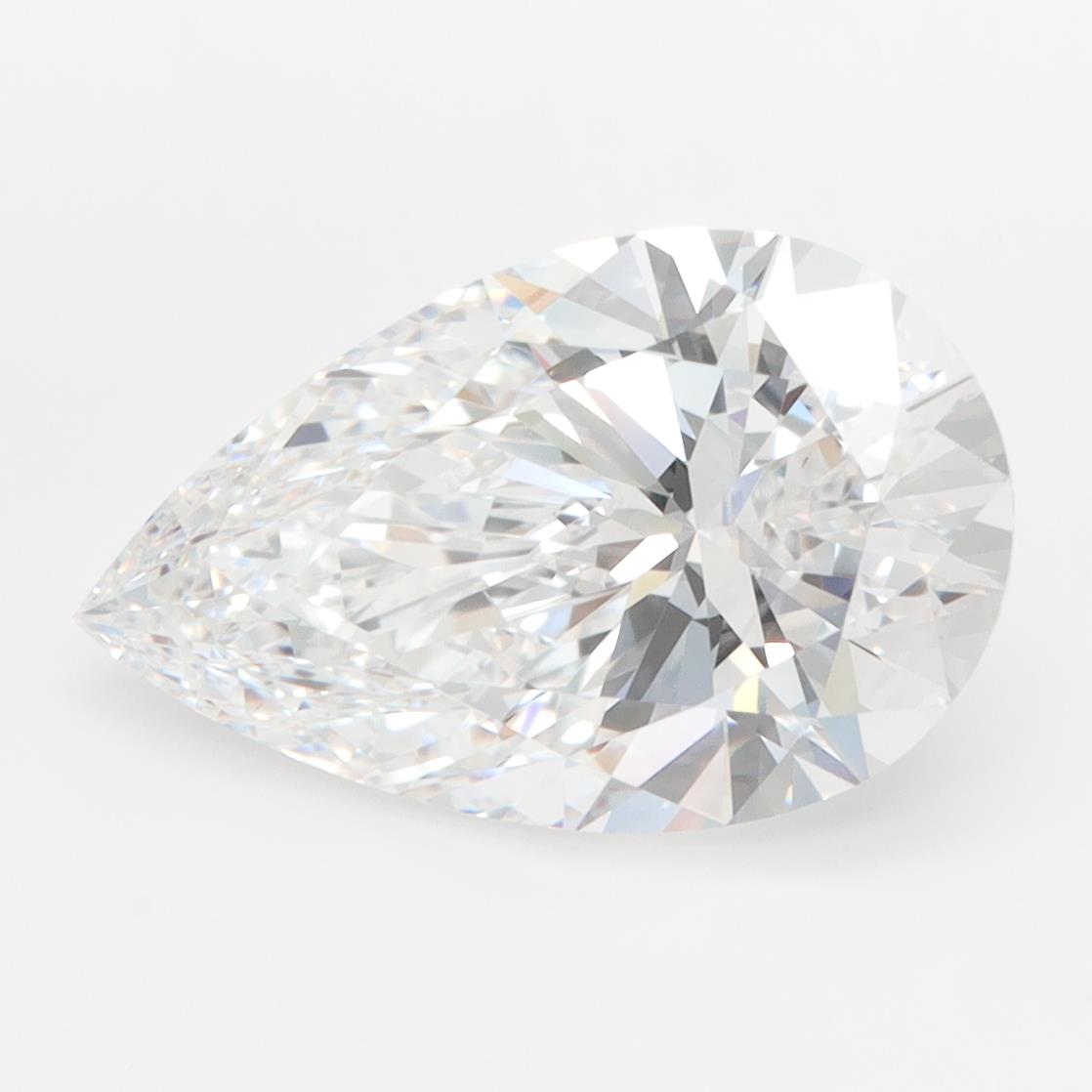 GIA 3.48 Carat Pear Lab Grown Diamond 人工培育鑽石 實驗室人造鑽石