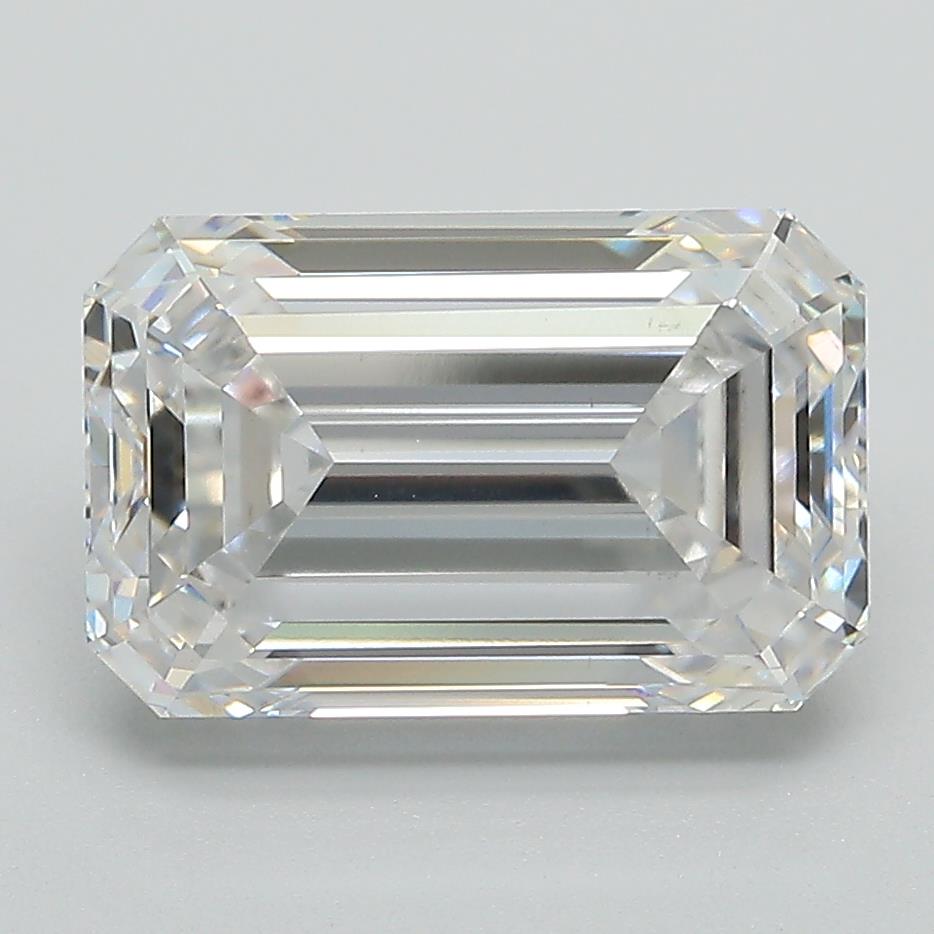 GIA 4.03 Carat Emerald Lab Grown Diamond 人工培育鑽石 實驗室人造鑽石