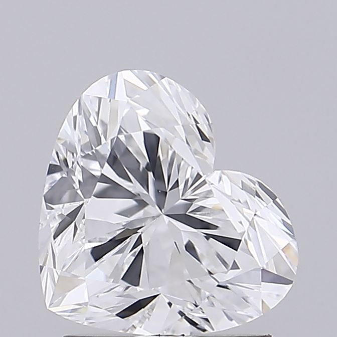 IGI 1.37 Carat Heart Lab Grown Diamond