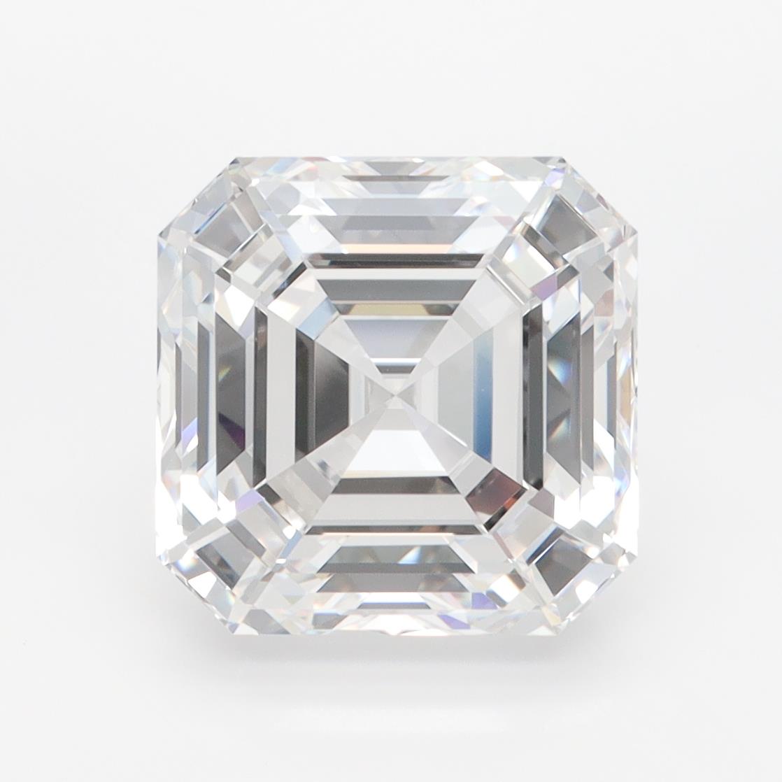 GIA 5.00 Carat Asscher Lab Grown Diamond 人工培育鑽石 實驗室人造鑽石