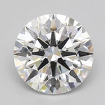 GIA 2.58 Carat Round Brilliant Lab Grown Diamond