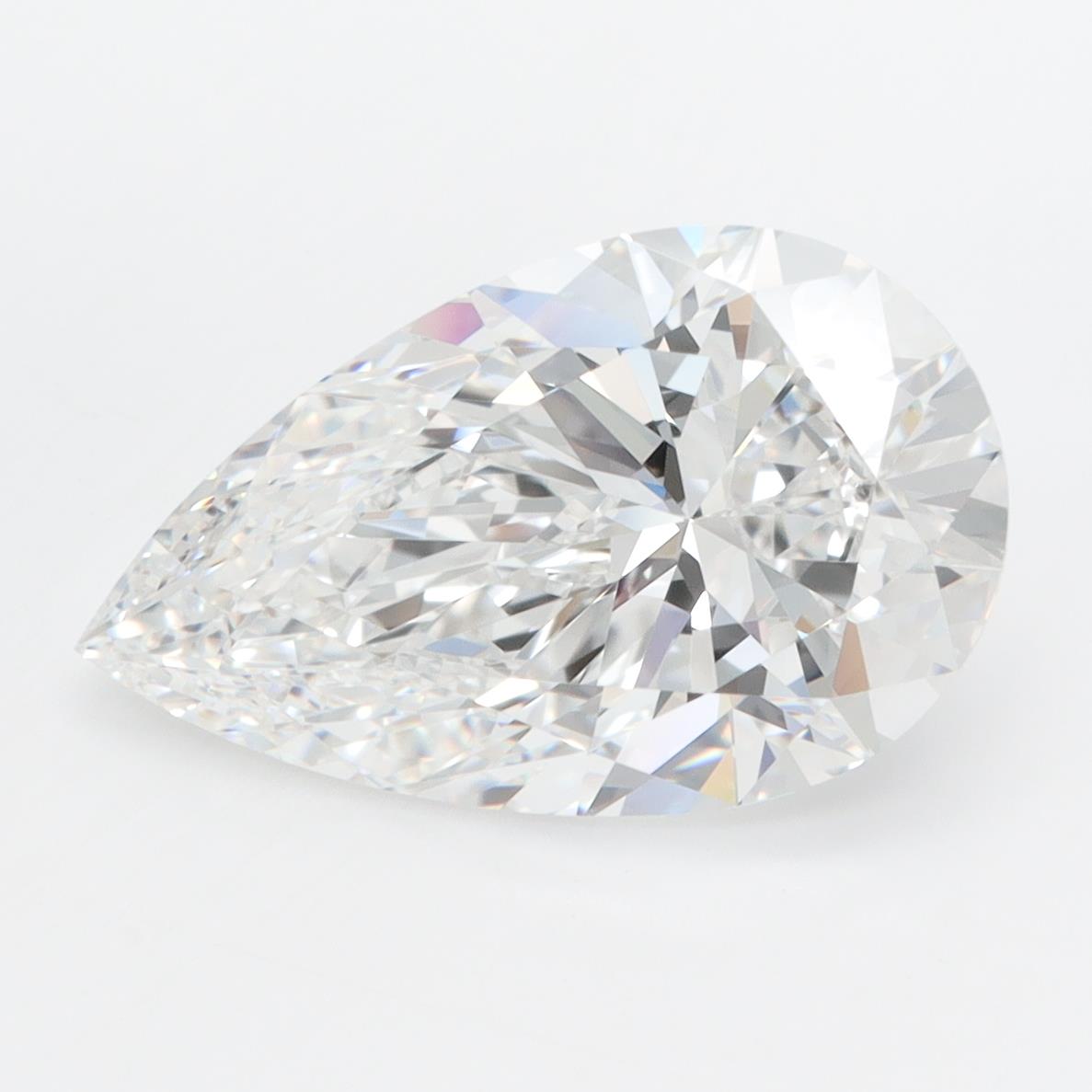 GIA 4.00 Carat Pear Lab Grown Diamond 人工培育鑽石 實驗室人造鑽石