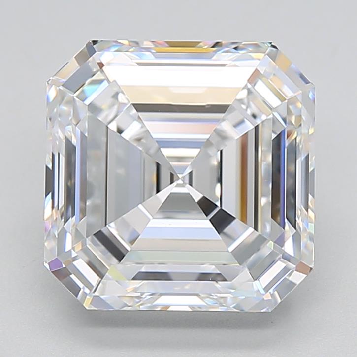 GIA 4.58 Carat Asscher Lab Grown Diamond 人工培育鑽石 實驗室人造鑽石