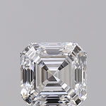 IGI 1 Carat Square Emerald Lab Grown Diamond