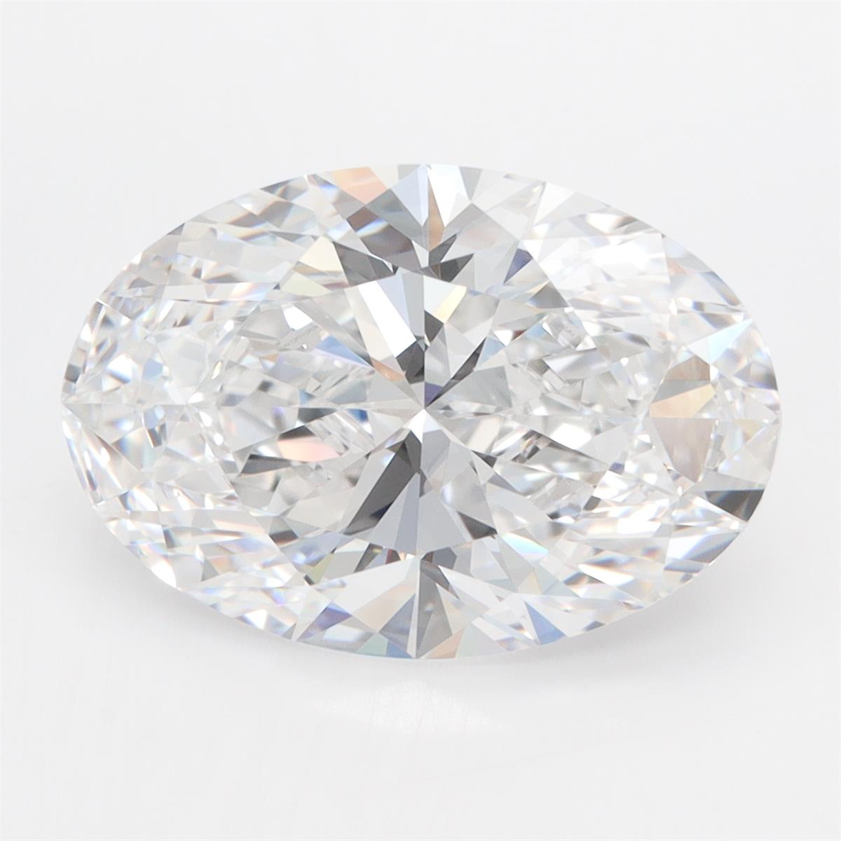 GIA 5.47 Carat Oval Lab Grown Diamond 人工培育鑽石 實驗室人造鑽石