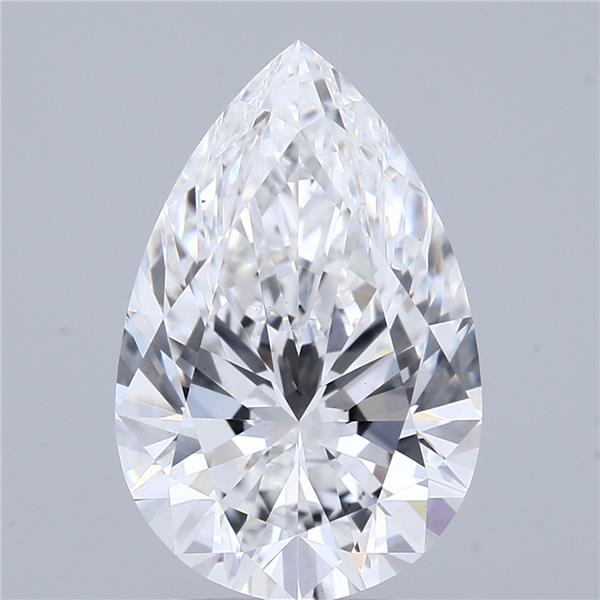 IGI 3.53 Carat Pear Lab Grown Diamond 人工培育鑽石 實驗室人造鑽石