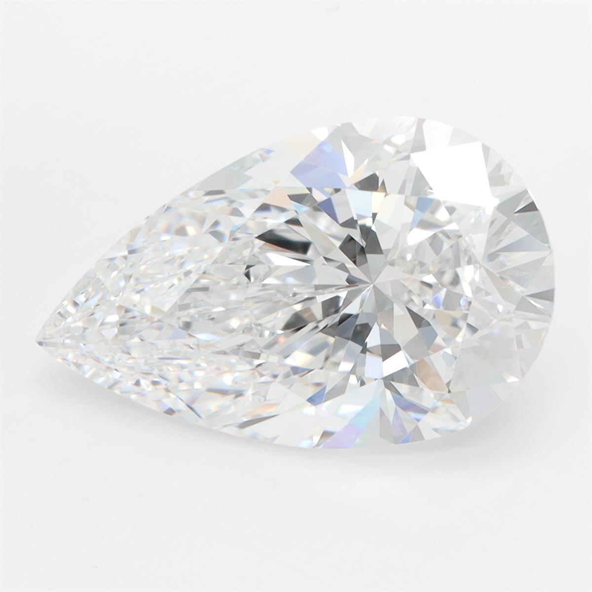GIA 5.23 Carat Pear Lab Grown Diamond 人工培育鑽石 實驗室人造鑽石