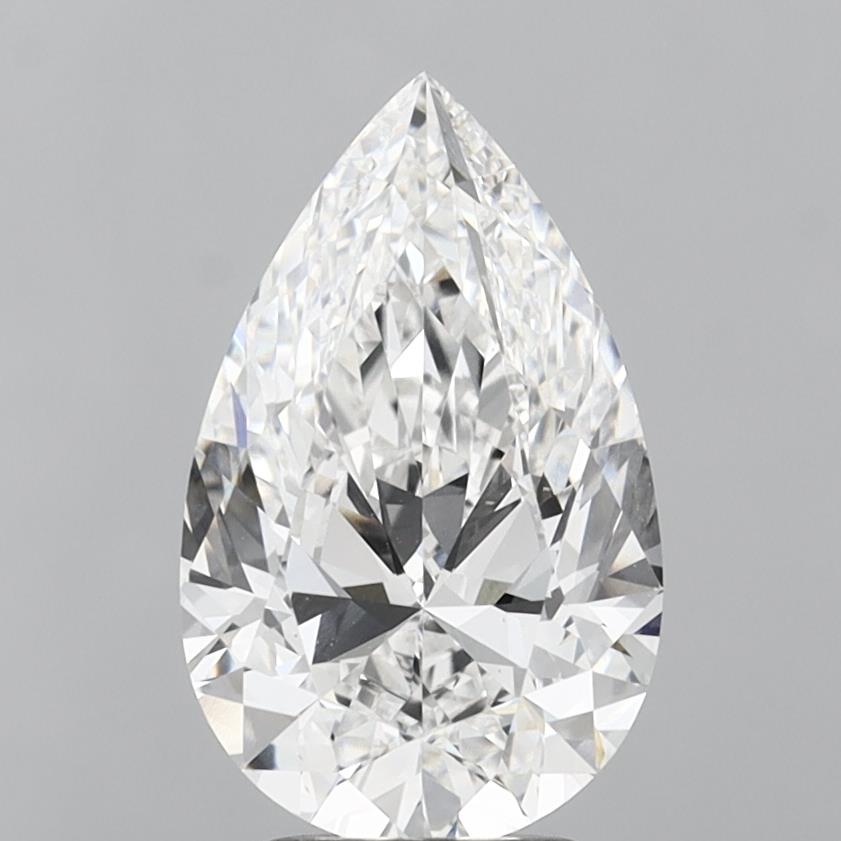 IGI 3.87 Carat Pear Lab Grown Diamond 人工培育鑽石 實驗室人造鑽石