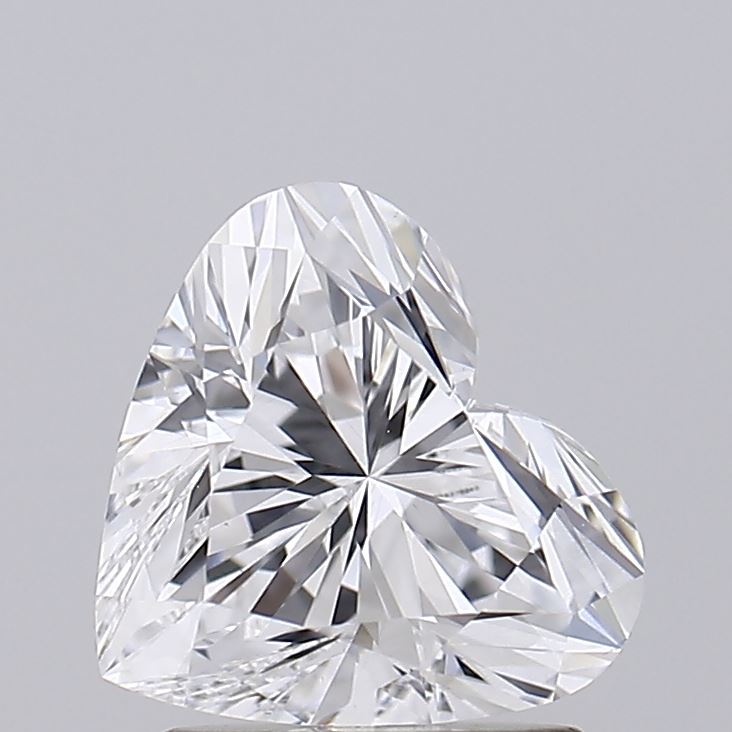IGI 1.52 Carat Heart Lab Grown Diamond