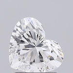 IGI 1.53 Carat Heart Lab Grown Diamond