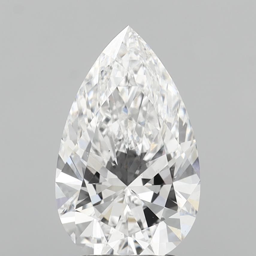 IGI 2.62 Carat Pear Lab Grown Diamond 人工培育鑽石 實驗室人造鑽石