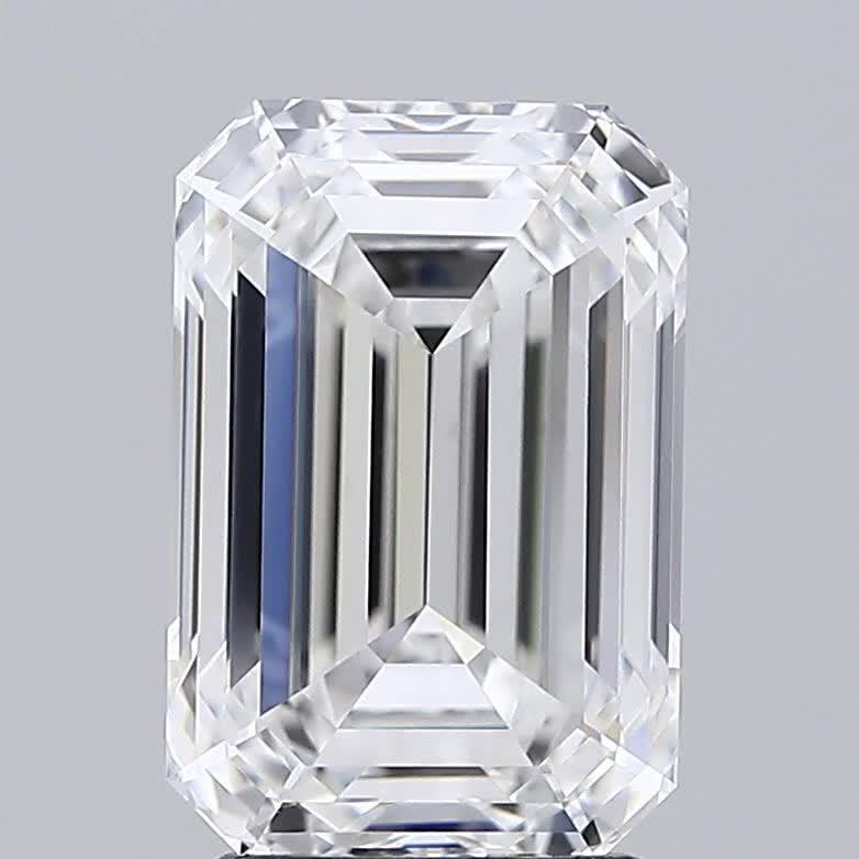 GIA 2.99 Carat Emerald Lab Grown Diamond 人工培育鑽石 實驗室人造鑽石