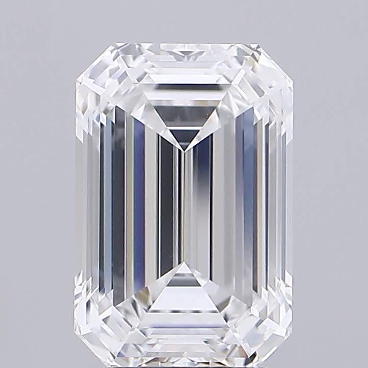 GIA 3.81 Carat Emerald Lab Grown Diamond 人工培育鑽石 實驗室人造鑽石
