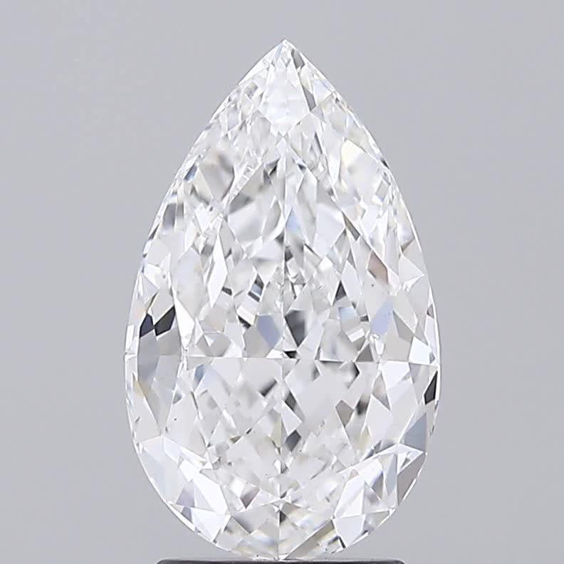 IGI 3.22 Carat Pear Lab Grown Diamond 人工培育鑽石 實驗室人造鑽石