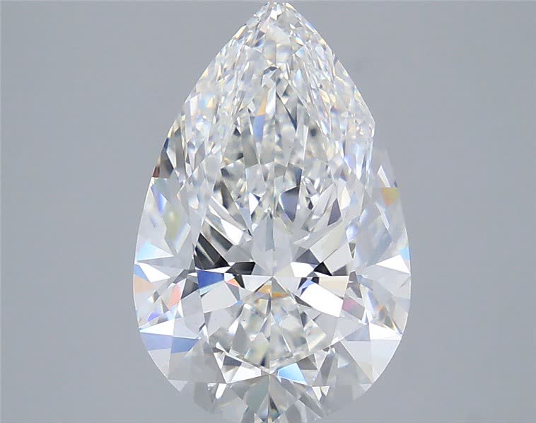 IGI 4.06 Carat Pear Lab Grown Diamond 人工培育鑽石 實驗室人造鑽石