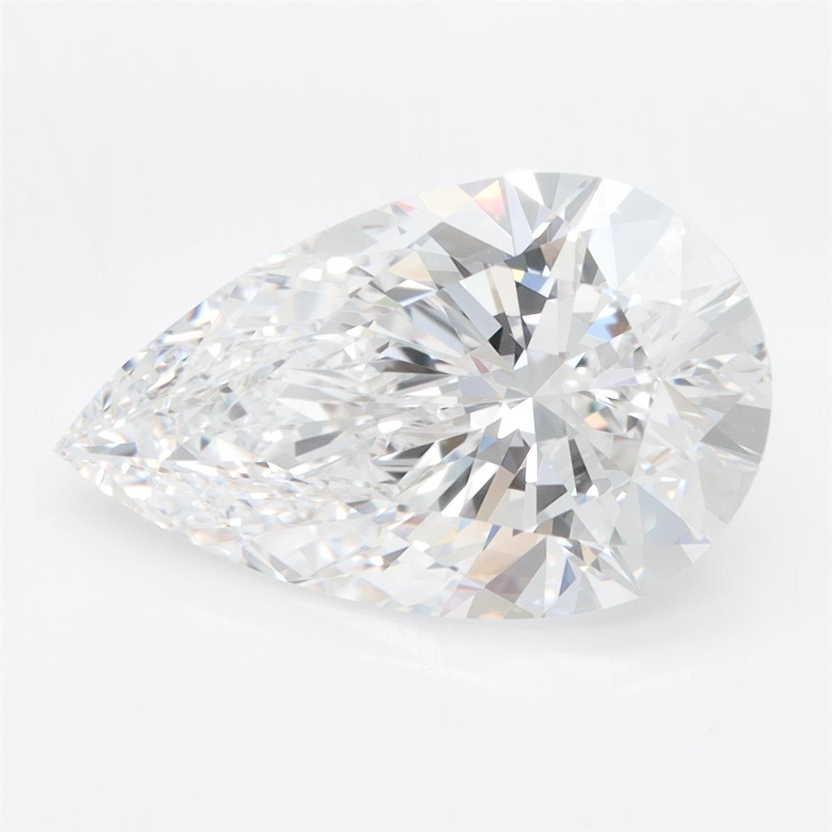 GIA 4.41 Carat Pear Lab Grown Diamond 人工培育鑽石 實驗室人造鑽石